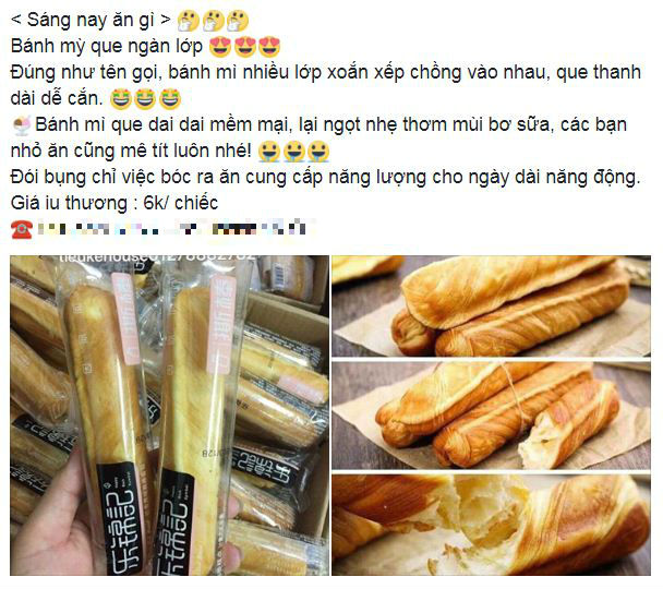 Thực hư thông tin bánh mì que ngàn lớp hàng Trung Quốc 6 tháng không hỏng?