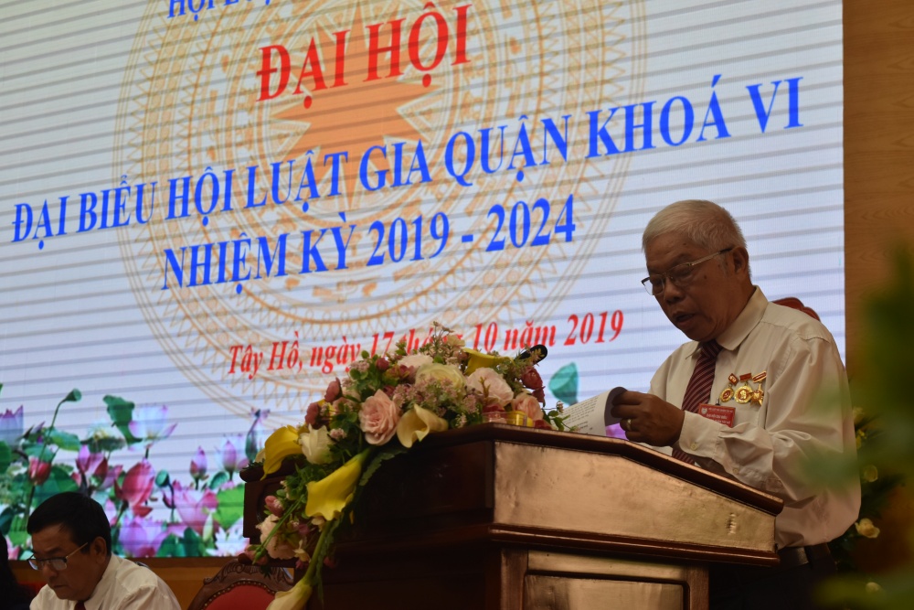 Chính sách - Hội Luật gia quận Tây Hồ ra mắt BCH khoá VI nhiệm kỳ 2019-2024 (Hình 2).
