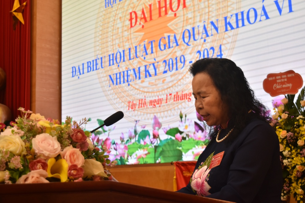 Chính sách - Hội Luật gia quận Tây Hồ ra mắt BCH khoá VI nhiệm kỳ 2019-2024 (Hình 3).