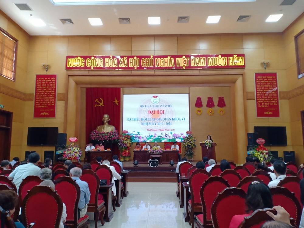 Chính sách - Hội Luật gia quận Tây Hồ ra mắt BCH khoá VI nhiệm kỳ 2019-2024
