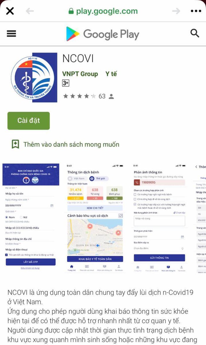 Sức khỏe - Hướng dẫn tải App trợ giúp theo dõi sức khỏe