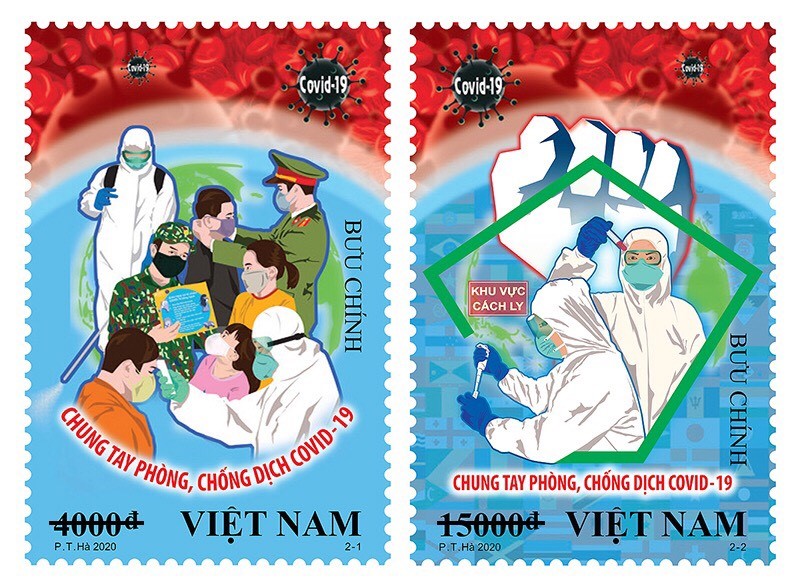 Tin nhanh - Phát hành bộ tem “Chung tay phòng, chống dịch Covid-19”