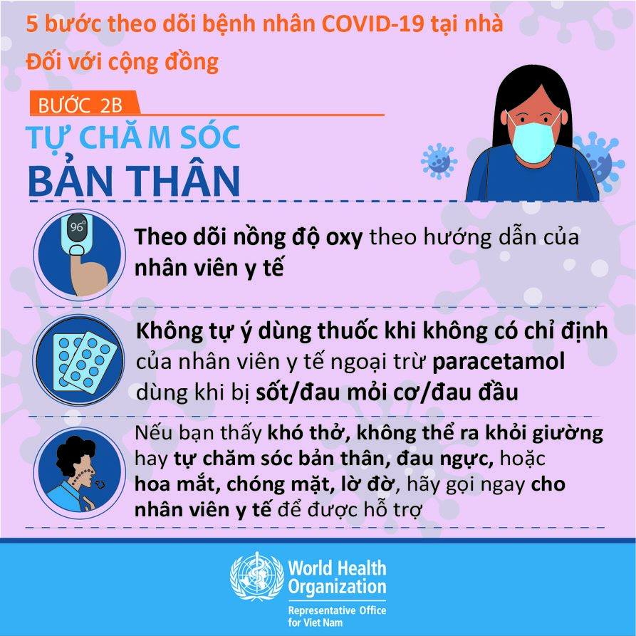 Bĩnh tĩnh sống - 5 bước theo dõi bệnh nhân Covid-19 tại nhà (Hình 3).