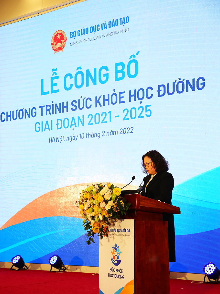 Tiêu điểm - Công bố chương trình sức khỏe học đường giai đoạn 2021-2025