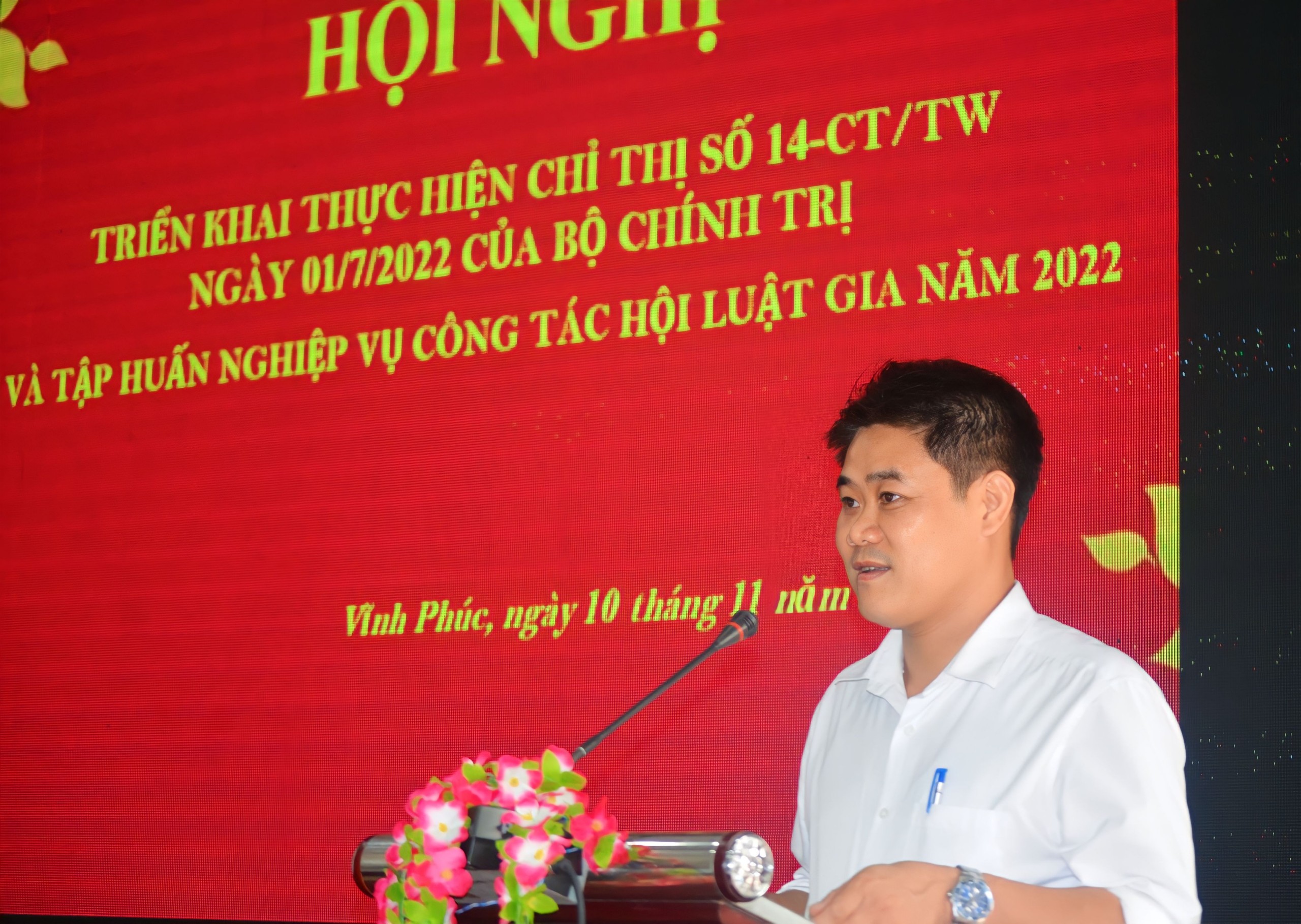 Tiêu điểm - Hội Luật gia Vĩnh Phúc tổ chức Hội nghị triển khai thực hiện Chỉ thị 14 (Hình 3).