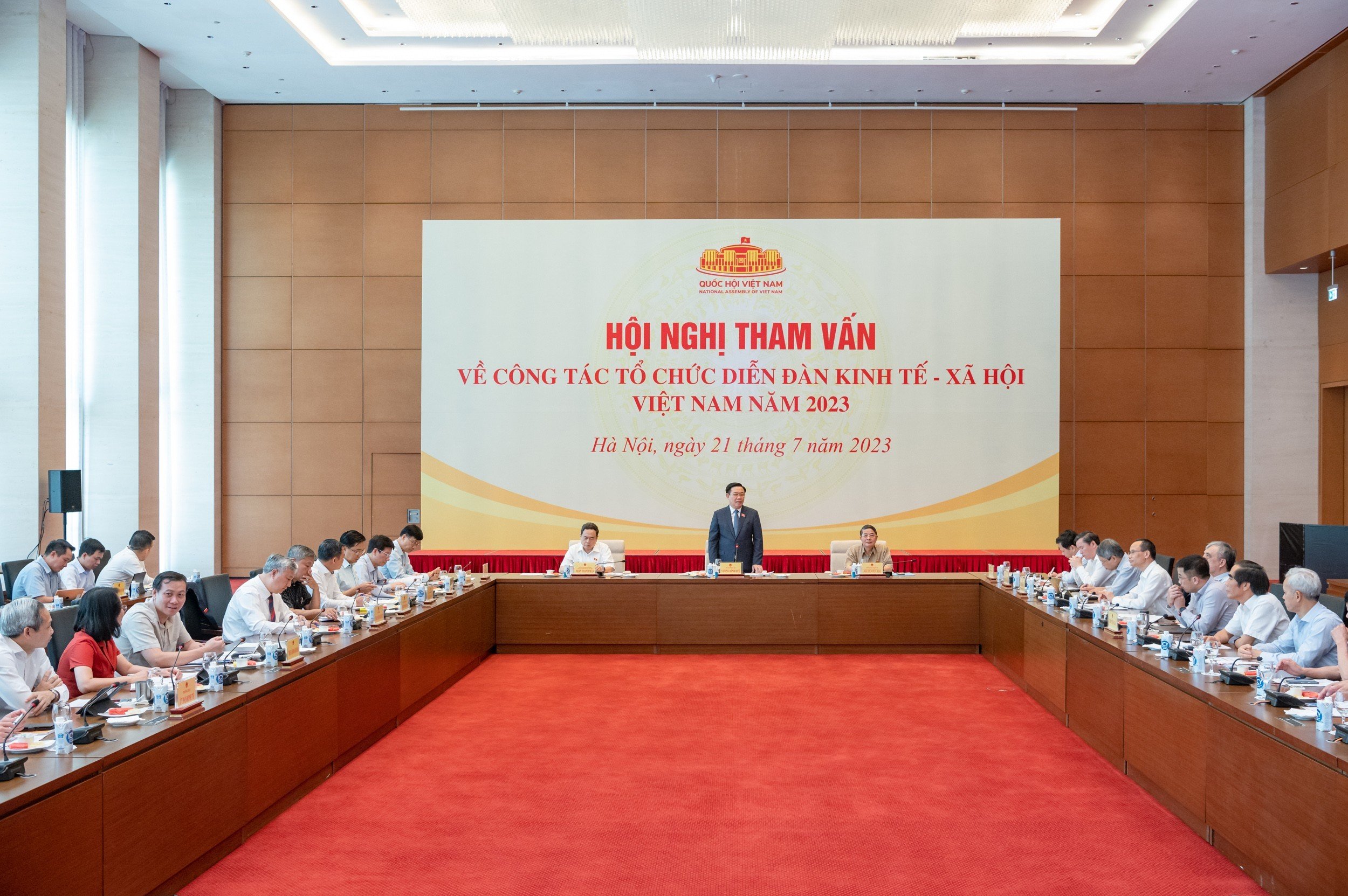 Sự kiện - Tham vấn công tác tổ chức diễn đàn kinh tế - xã hội Việt Nam năm 2023