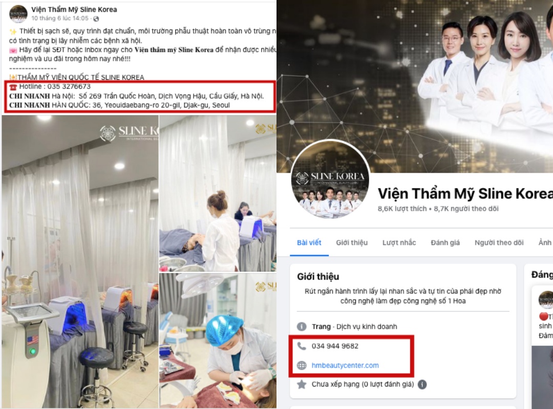 Hồ sơ điều tra - “Mê hồn trận” thẩm mỹ viện tại Hà Nội: Lập lờ thông tin liên hệ (Hình 6).