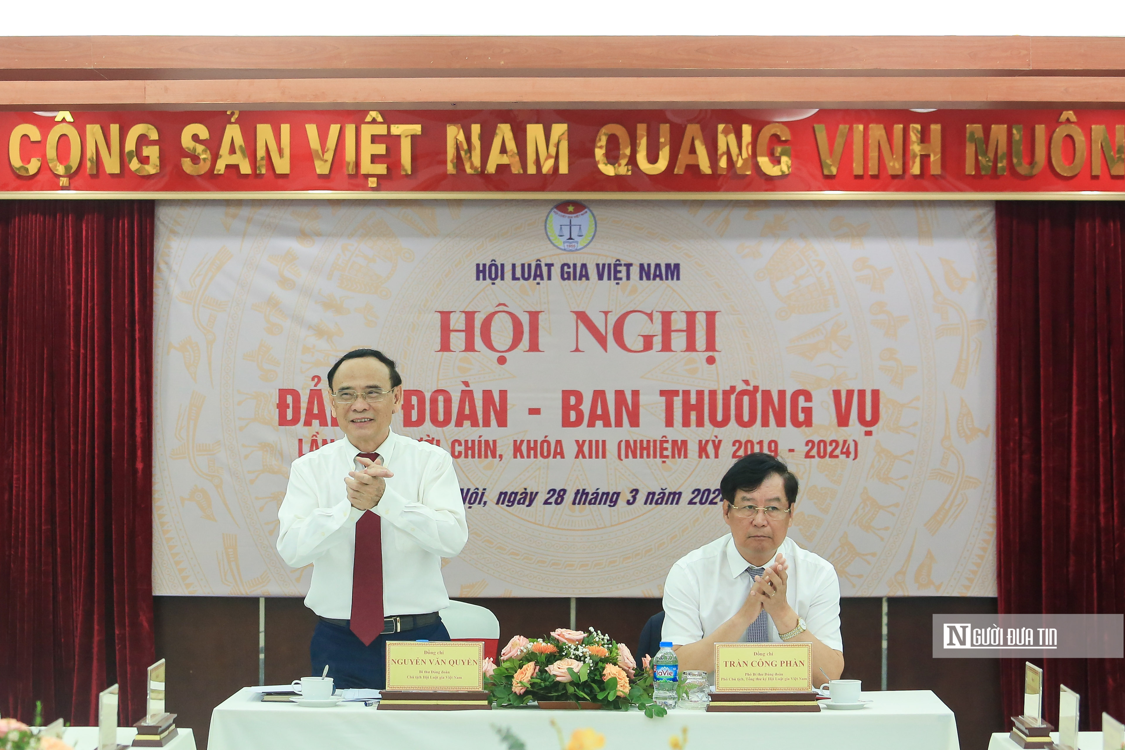 Tiêu điểm - Hội nghị Đảng đoàn, Ban Thường vụ TW Hội Luật gia Việt Nam lần thứ XIX