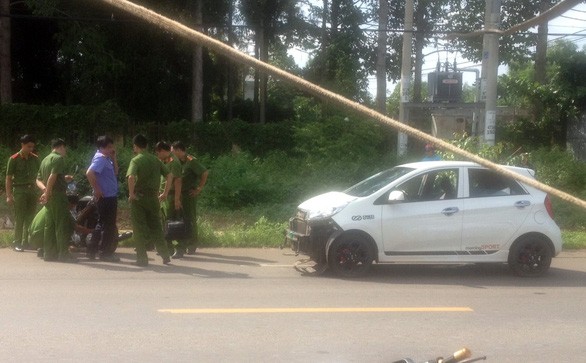 An ninh - Hình sự - Tái dựng hiện trường thiếu tá CSGT huyện Châu Đức gây tai nạn chết người rồi bỏ chạy (Hình 2).