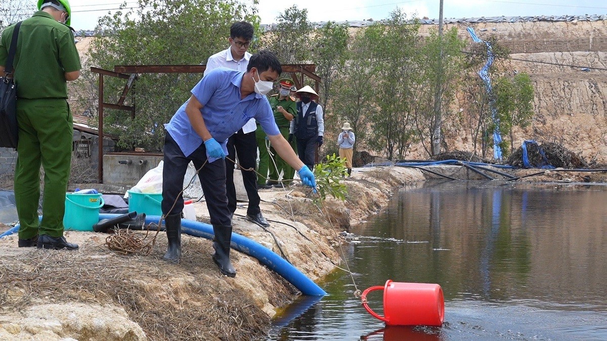 Môi trường - Bà Rịa -Vũng Tàu: Công ty nước ngoài có dấu hiệu xả thải ra môi trường (Hình 2).