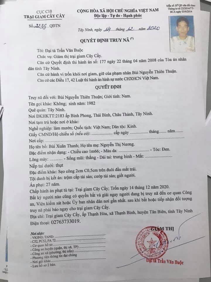 An ninh - Hình sự - Hai phạm nhân trốn khỏi trại giam bộ Công an nguy hiểm thế nào? (Hình 4).