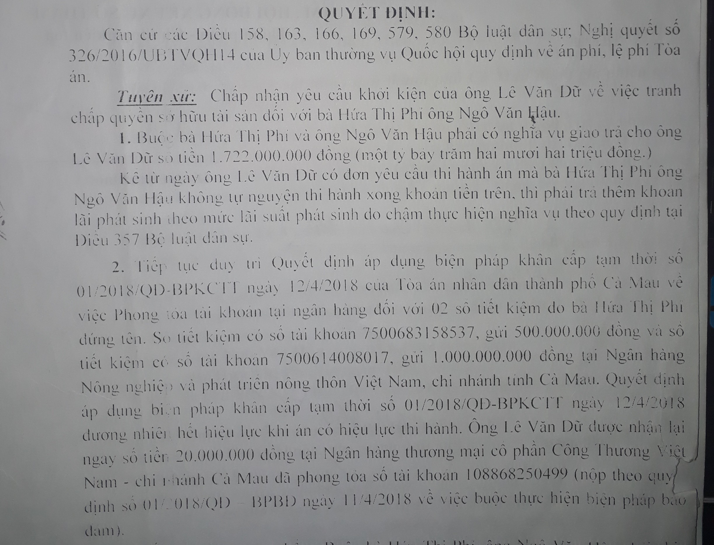 Hồ sơ điều tra - Vụ tranh chấp tờ độc đắc 2 tỷ đồng: Đại diện VKS đề nghị chia đôi số tiền (Hình 2).