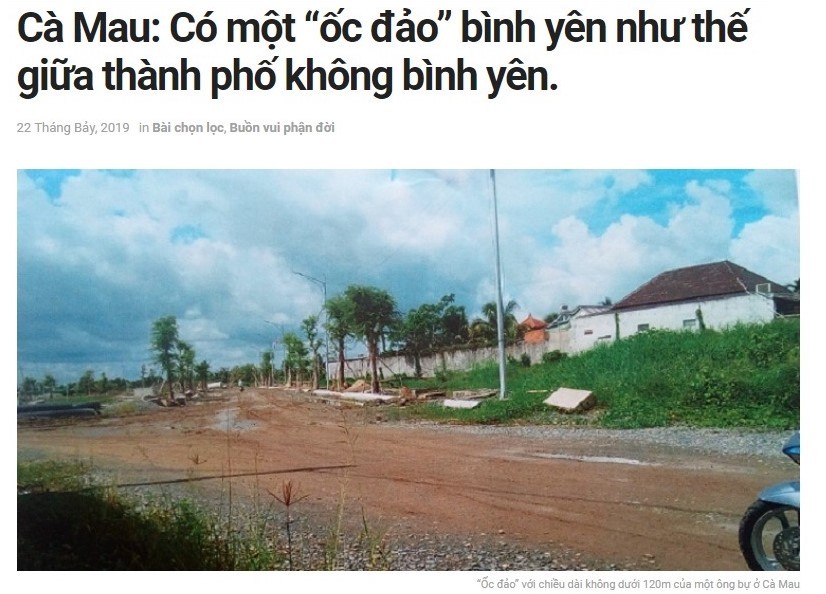 Tin nhanh - Cà Mau: Xử lý nghiêm trang thông tin có bài viết nhiều nội dụng tiêu cực, xuyên tạc, vu khống