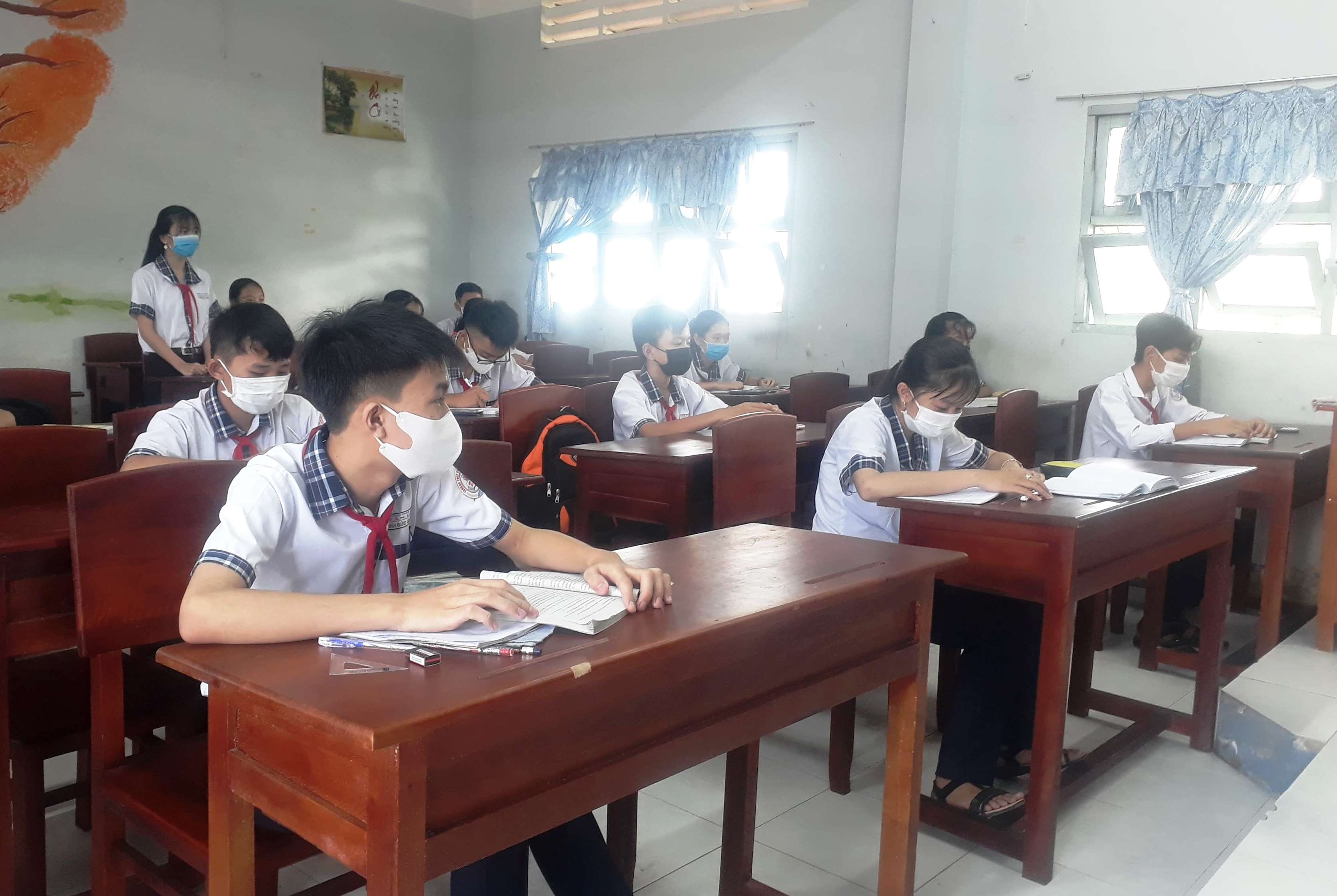 Giáo dục - Cà Mau: Học sinh cấp THCS và THPT đi học trở lại từ ngày 27/4