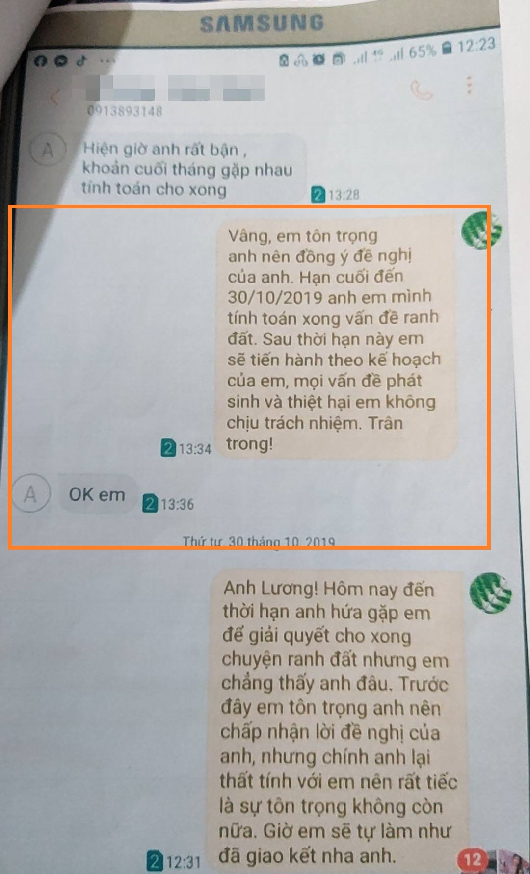 Hồ sơ điều tra - Đình chỉ vụ án và bị can trong vụ trả lời tin nhắn “OK em” ở Cà Mau