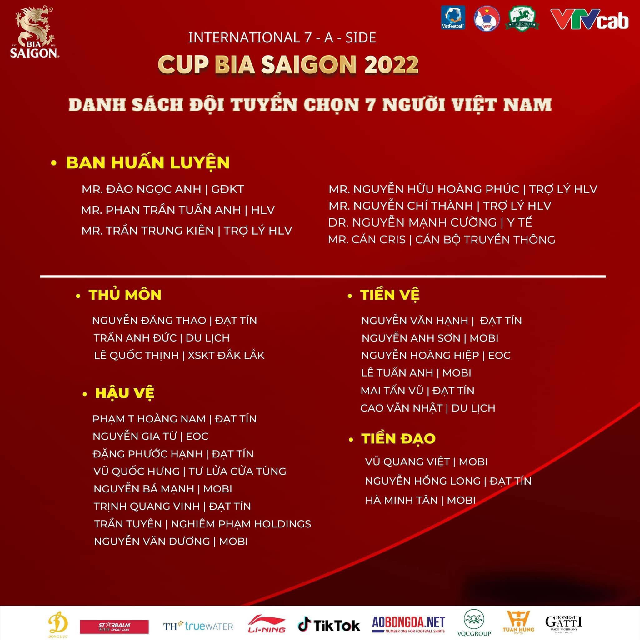 Bóng đá Việt Nam - Ra mắt Giải bóng đá 7 người quốc tế Cúp Bia Saigon 2022 (Hình 4).