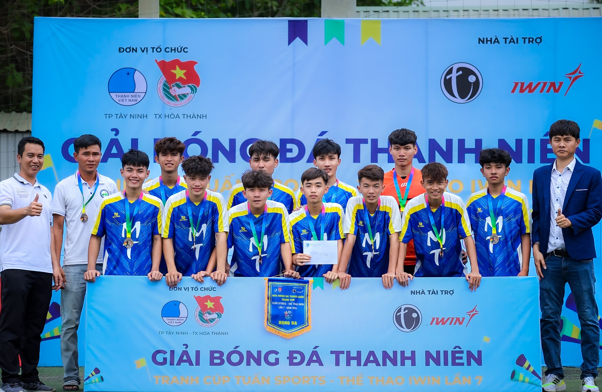 Bóng đá Việt Nam - Bế mạc Giải bóng đá Thanh niên Tranh Cúp Tuấn Sports - Thể thao iWin 2024 (Hình 5).