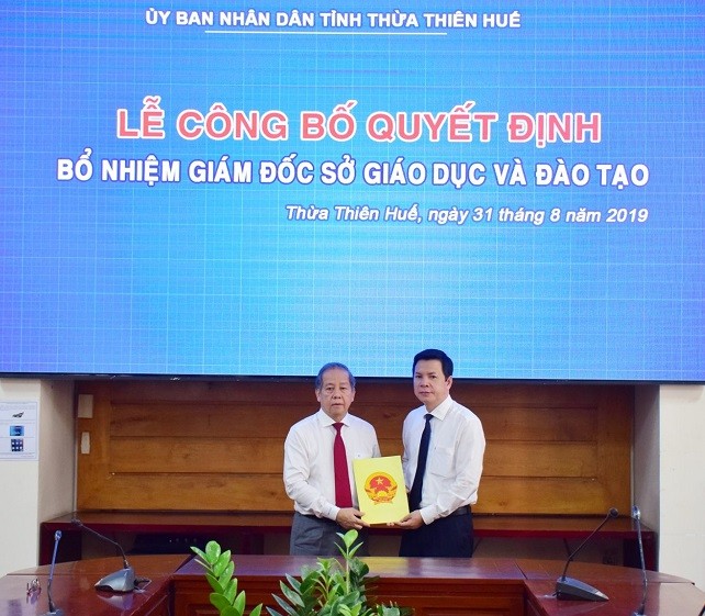 Giáo dục - Tân Giám đốc Sở GD&ĐT Thừa Thiên - Huế là ai?