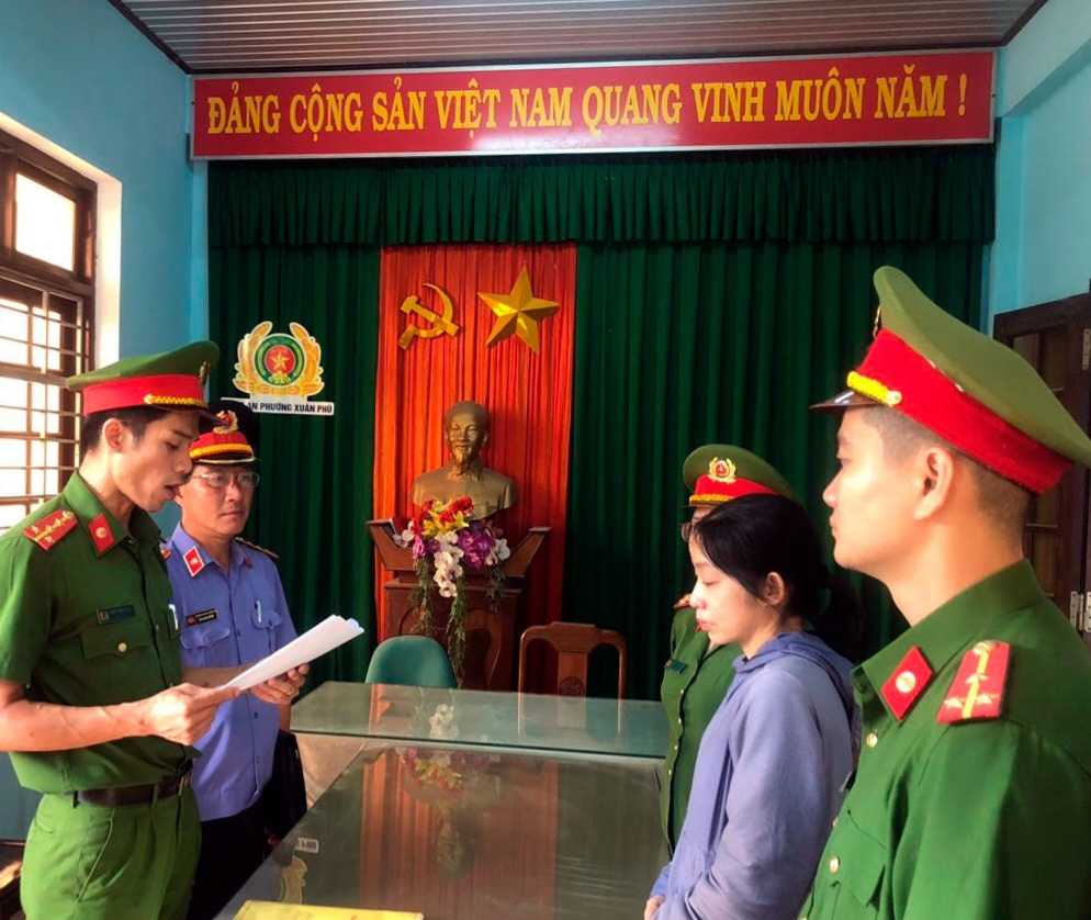 An ninh - Hình sự - Huế: Bắt nguyên nhân viên ngân hàng lừa đảo chiếm đoạt tài sản