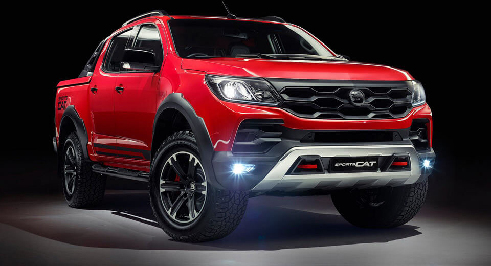 Xe++ - Bán tải Holden Colorado SportsCat lộ diện, thách thức Ford Ranger Raptor