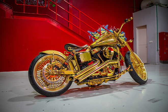 Xe++ - Ngắm “núi vàng di động” Harley Davidson Custom