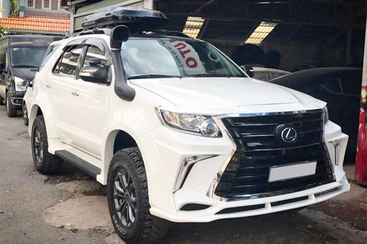 Xe++ - Toyota Fortuner độ xe sang Lexus LX570 tại Hà Nam (Hình 5).