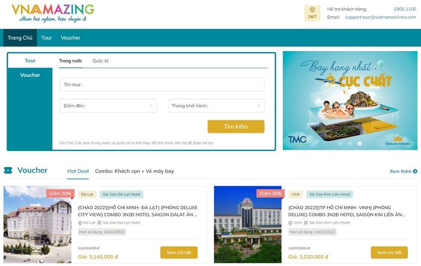 Tiêu điểm - 'Ông lớn' Vietnam Airlines kỳ vọng gì khi lấn sân thương mại điện tử?