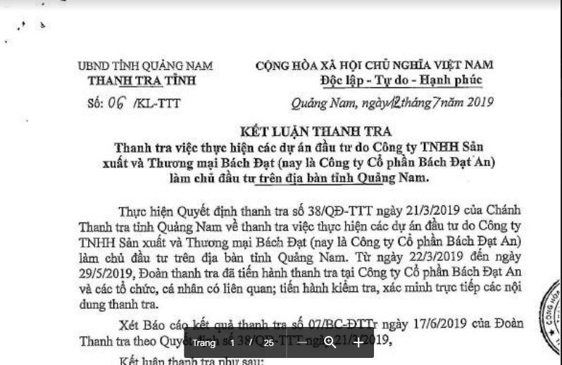 Bất động sản - Thanh tra 'điểm mặt' những sai phạm của dự án 'tai tiếng' Bách Đạt An 