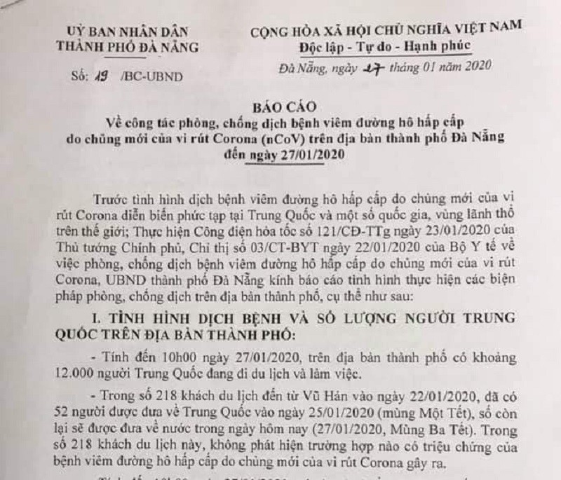 Tin nhanh - Có 12.000 người Trung Quốc đang cư trú, TP.Đà Nẵng kiến nghị gì với Thủ tướng Chính phủ