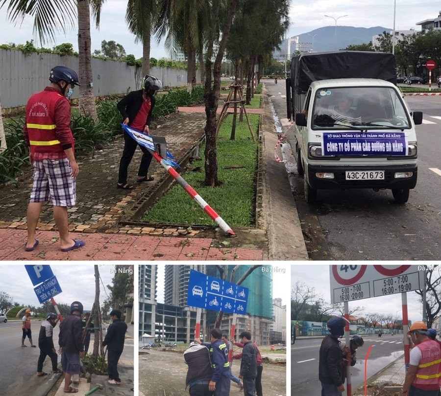 Tin nhanh - Chùm ảnh: Đà Nẵng khắc phục hậu quả bão số Vamco (Hình 6).