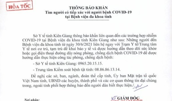 Sự kiện - Cách ly nhân viên y tế tại bệnh viện Đa khoa tỉnh Kiên Giang