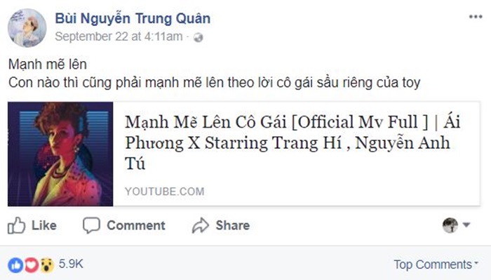 Giải trí - Loạt sao Việt phát cuồng với MV vượt qua thất tình của Ái Phương (Hình 2).