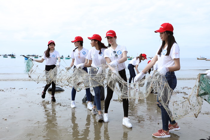 Giải tr&iacute; - Người đẹp Hoa hậu Đại dương diễu h&agrave;nh k&ecirc;u gọi bảo vệ m&ocirc;i trường (H&igrave;nh 5).
