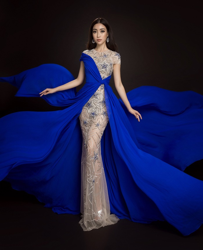 Ngôi sao - Những bộ cánh lộng lẫy của Mỹ Linh tại Hoa hậu Thế giới 2017 (Hình 8).