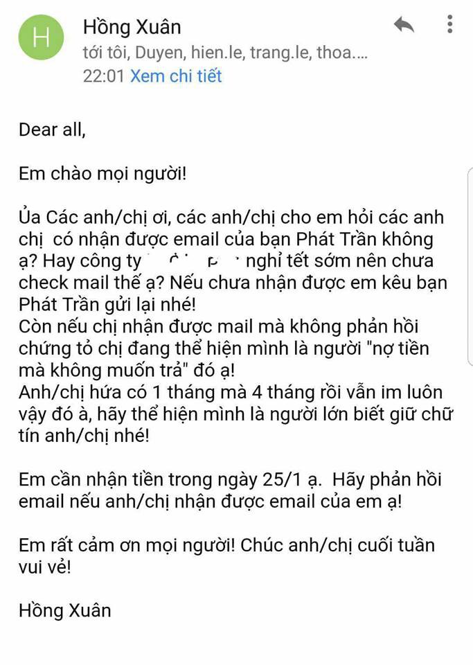 Sự kiện - Sau 4 tháng chờ đợi, Hồng Xuân 1m90 quyết đòi tiền từ nhà sản xuất Vietnam's Next Top Model