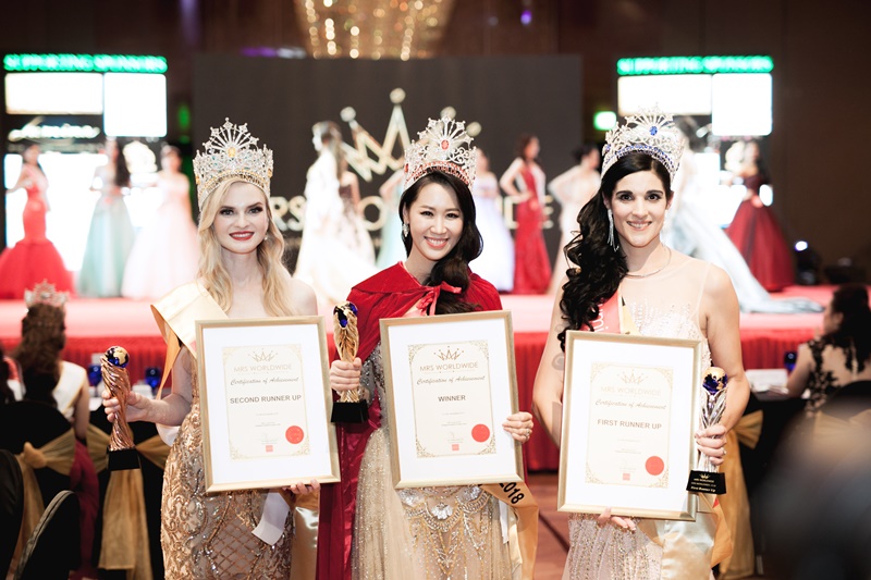 Dương Thuỳ Linh đăng quang Mrs Worldwide 2018 (Hình 2).