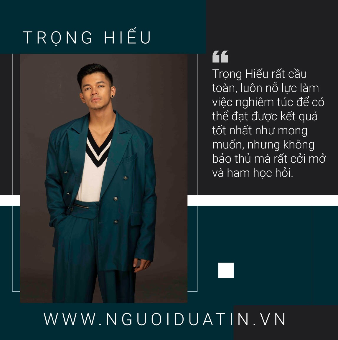 Ngôi sao - Ca sĩ Trọng Hiếu: “Tôi biết mình là ai và biết bản thân cần gì” (Hình 3).