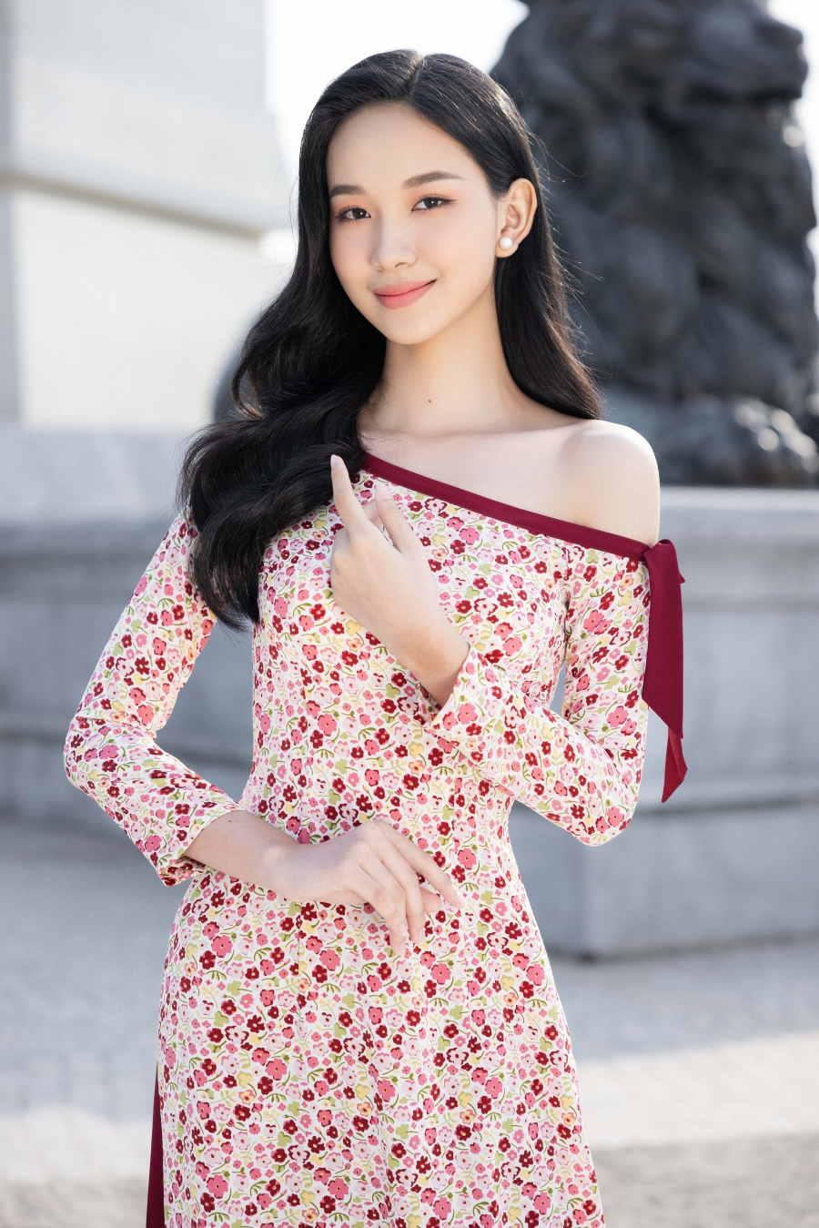 Văn hoá - Miss World Vietnam 2022: Thí sinh khoe sắc rạng ngời trong tà áo dài (Hình 4).