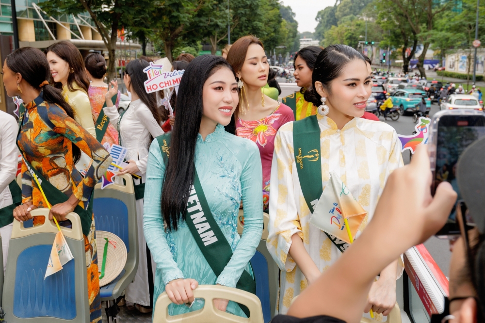 Giải trí - Thí sinh Miss Earth 2023 tham gia lễ khai mạc Tuần lễ du lịch Tp.HCM (Hình 7).