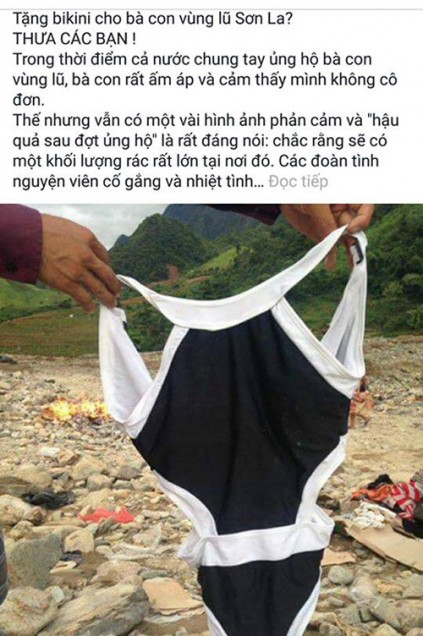 Đời sống - Người vùng lũ đâu cần bikini, giày cao gót...