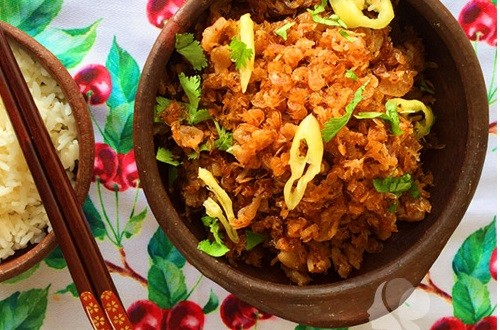 Đời sống - Món ngon mỗi ngày: Tép khô rang tóp mỡ đơn giản dễ làm (Hình 2).