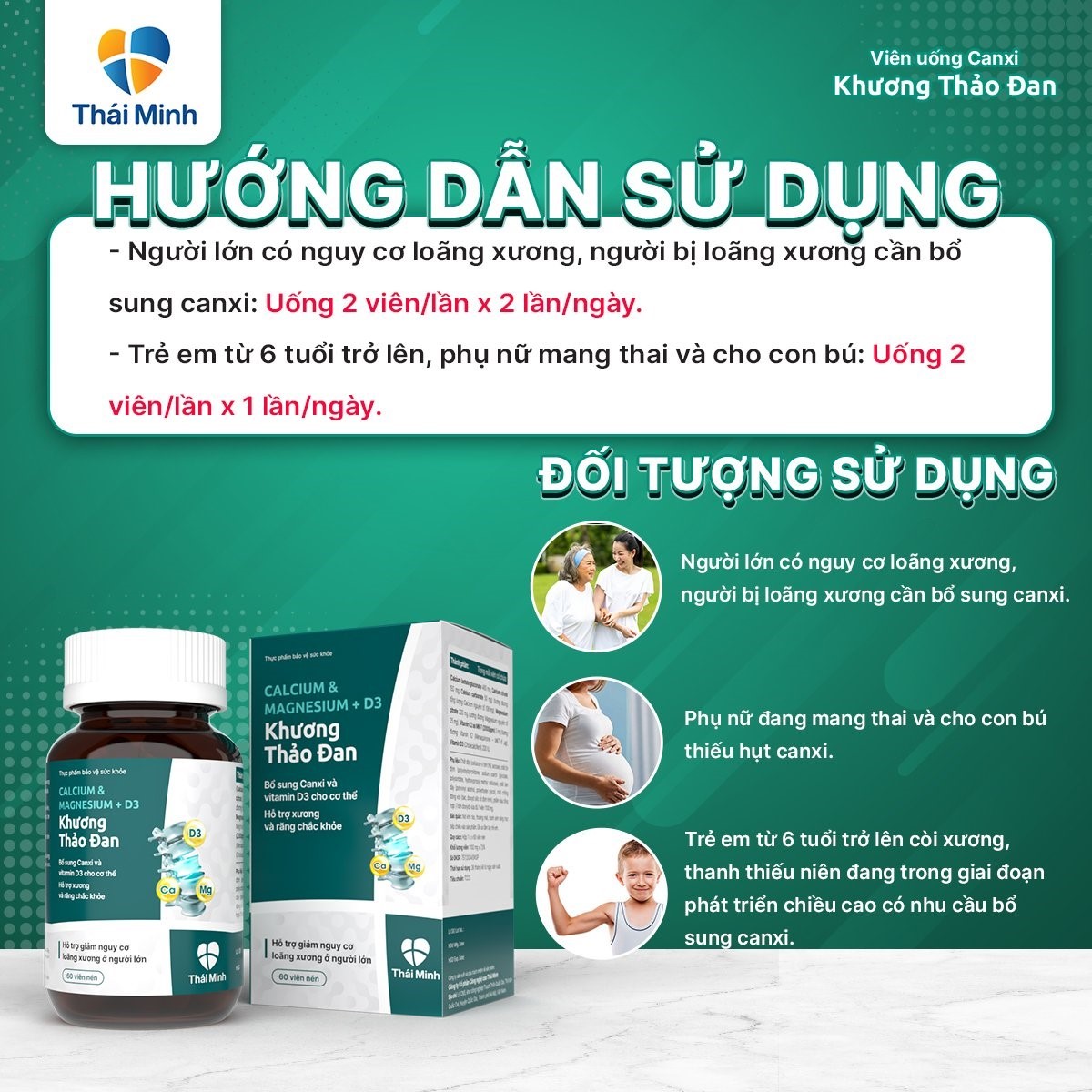 Cần biết - Ra mắt Canxi & Magie + D3 Khương Thảo Đan - Giải pháp chuyên biệt bổ sung canxi cho xương, răng chắc khỏe  (Hình 3).