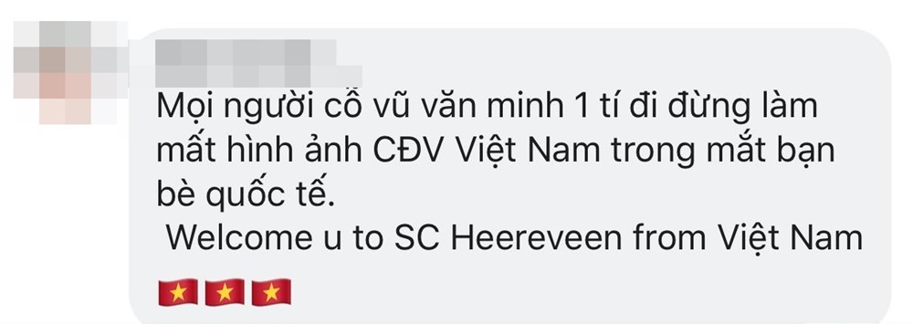 Thể thao - Người theo dõi facebook CLB mới của Đoàn Văn Hậu tăng chóng mặt, nhiều bình luận khiếm nhã (Hình 6).