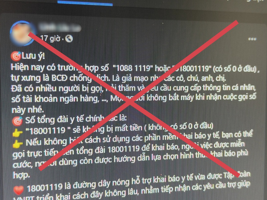 Công nghệ - Xuất hiện tin giả, kêu gọi không nên nghe cuộc gọi từ đầu số 018001119