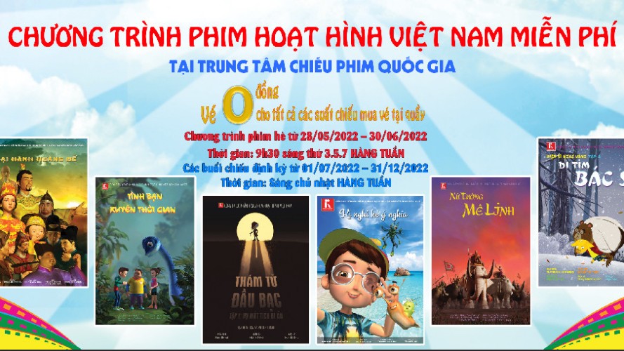 Văn hoá - Hà Nội tổ chức chiếu phim hoạt hình Việt Nam miễn phí từ ngày 28/5