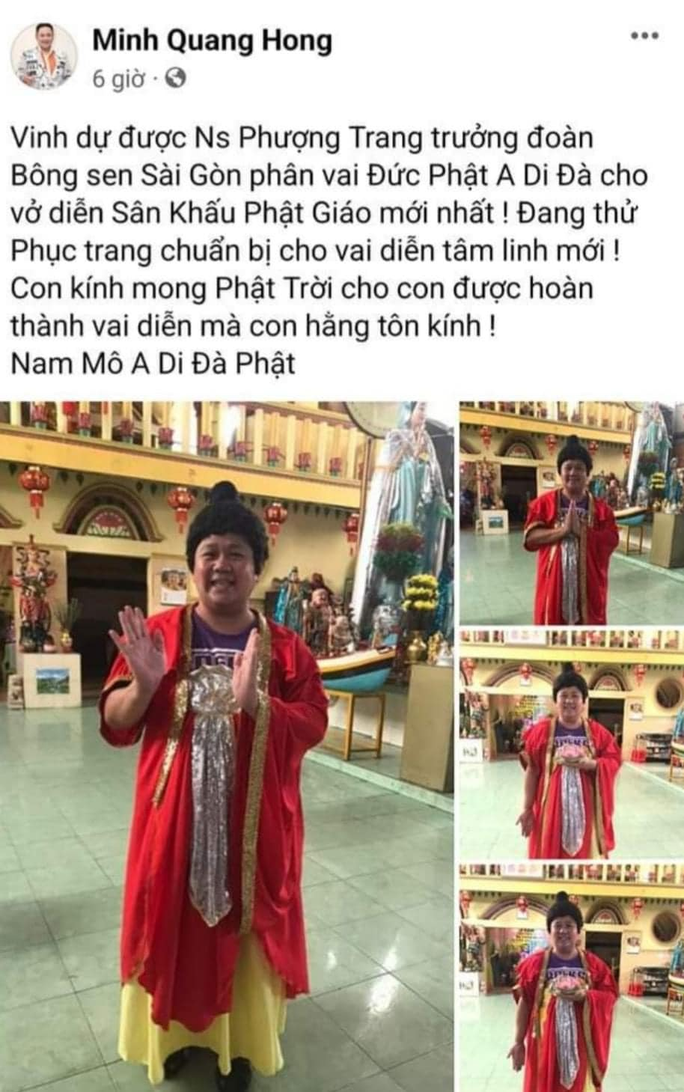 Văn hoá - Thực hư việc Minh Béo được phân đóng vai Đức Phật