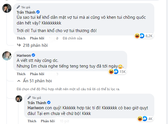 Văn hoá - Phản ứng bất ngờ của Hari Won khi Trấn Thành than khổ (Hình 2).