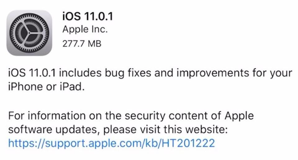 Công nghệ - iOS 11.0.1 cũng nhiều lỗi chẳng kém iOS 11