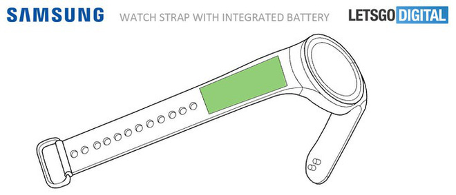 Sản phẩm - Đồng hồ Gear S4 của Samsung có pin nằm ở dây đeo?