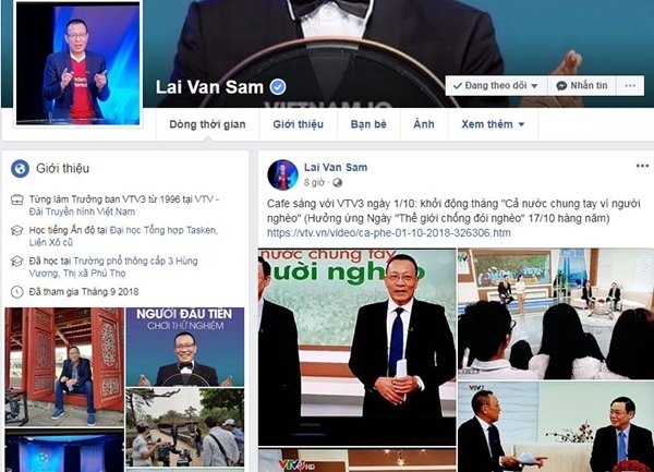 Ngôi sao - Nhà báo Lại Văn Sâm chính thức gia nhập cộng đồng Facebook (Hình 3).